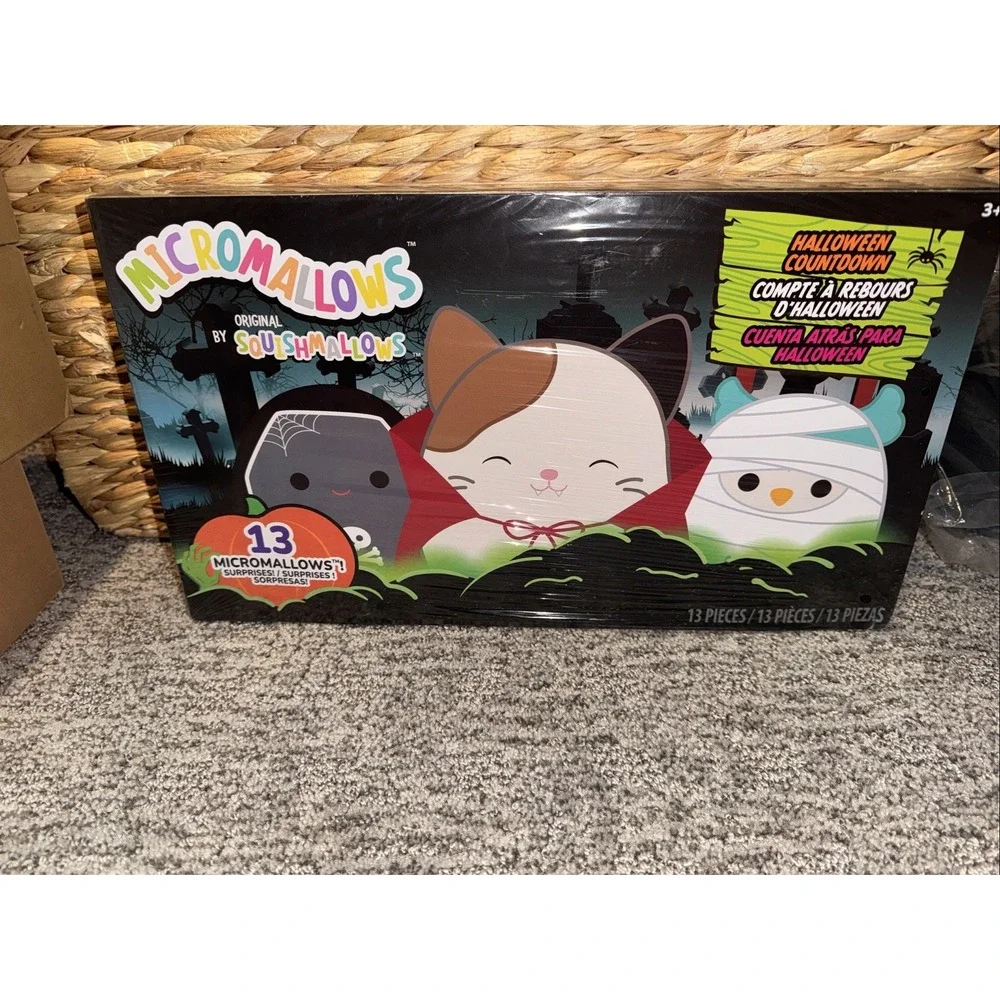 Squishmallows 13 Micromallows Sealed Halloween 2025 Countdown‎ Calendar NIB RARE